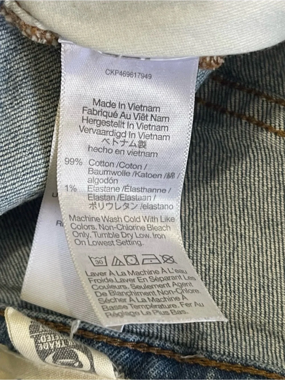 Madewell The Perfect Vintage Wide Leg Crop Jeans in Medium Blue Wash Sz 29 - Picture 11 of 12